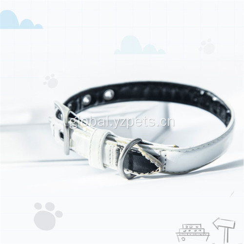 Outdoor Dog Collars Wholesale PU Custom Logo Pet Dog Collars Factory